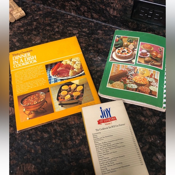 Vintage Cookbooks Joy of Cooking Vol 2 Home EC & Betty Crocker Lot of 3 Books - Picture 5 of 11